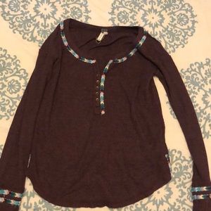 Free People Long Sleeve Top